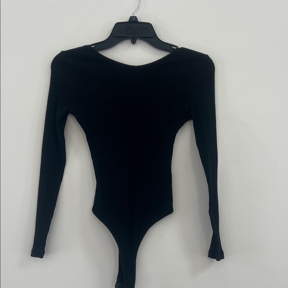 Black Long Sleeve Bodysuit - Picture 4 of 4